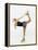 Blurred Action of Woman Figure Skater, Torino, Italy-Chris Trotman-Framed Premier Image Canvas