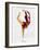 Blurred Action of Woman Figure Skater, Torino, Italy-Chris Trotman-Framed Photographic Print