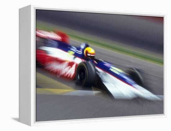 Blurred Auto Racing Action-null-Framed Premier Image Canvas