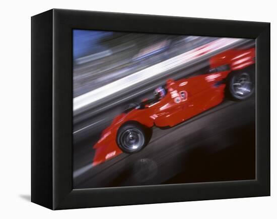 Blurred Auto Racing Action-null-Framed Premier Image Canvas