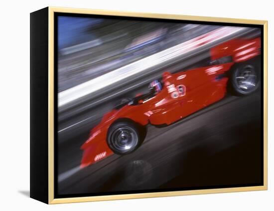 Blurred Auto Racing Action-null-Framed Premier Image Canvas