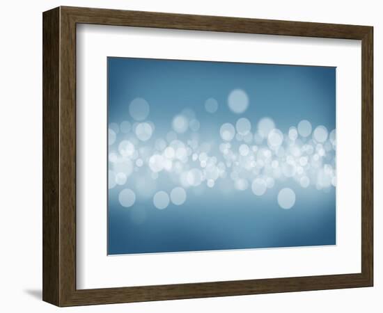 Blurred Bokeh Abstract Background-karandaev-Framed Premium Giclee Print