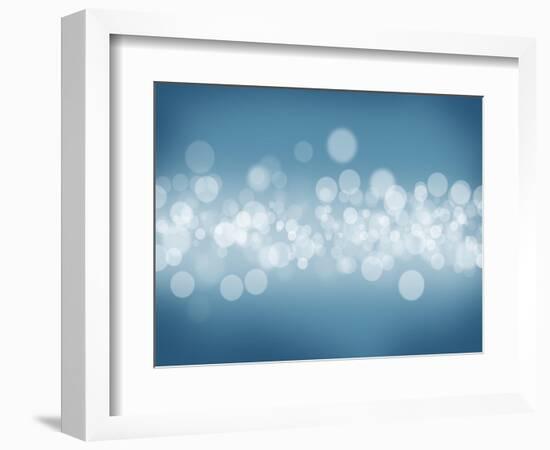 Blurred Bokeh Abstract Background-karandaev-Framed Premium Giclee Print