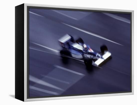 Blurred F1 Auto Racing Action-null-Framed Premier Image Canvas