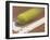 Blurred Image of a Tennis Ball Landing In Bounds-null-Framed Photographic Print