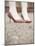 Blurred Image of Ladies Shoes-Jillian Melnyk-Mounted Photographic Print