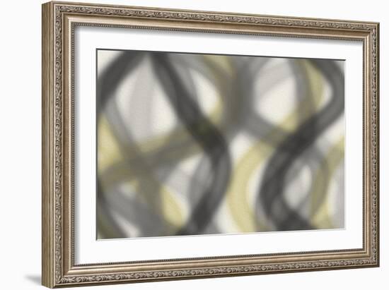 Blurred Lines-Jace Grey-Framed Art Print