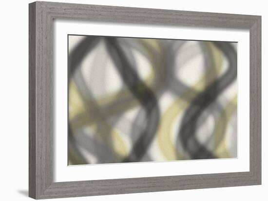 Blurred Lines-Jace Grey-Framed Art Print