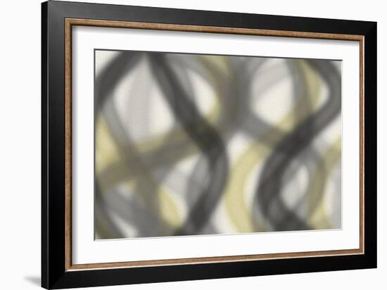 Blurred Lines-Jace Grey-Framed Art Print