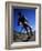 Blurred View of Cyclist-null-Framed Photographic Print