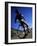 Blurred View of Cyclist-null-Framed Photographic Print