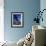 Blurred View of Cyclist-null-Framed Photographic Print displayed on a wall