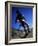 Blurred View of Cyclist-null-Framed Photographic Print