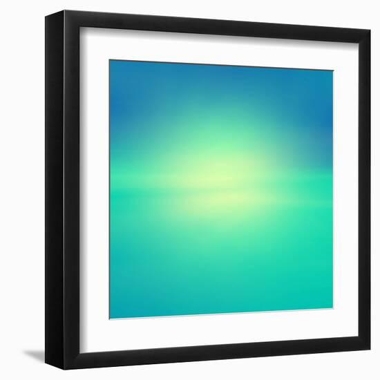 Blurry Abstract Background-Malija-Framed Art Print