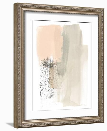 Blush Abstract I-June Erica Vess-Framed Art Print