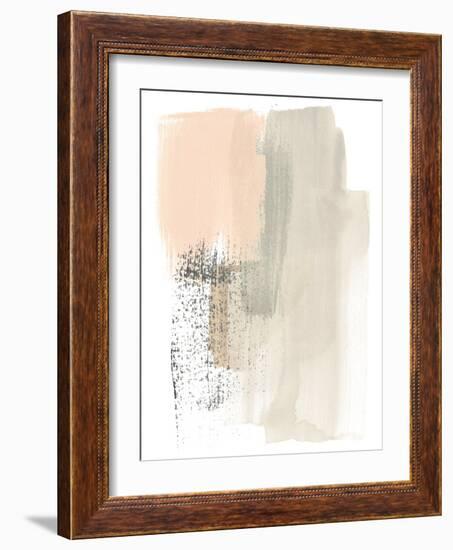 Blush Abstract I-June Erica Vess-Framed Art Print