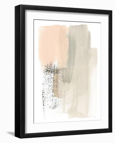 Blush Abstract I-June Erica Vess-Framed Art Print