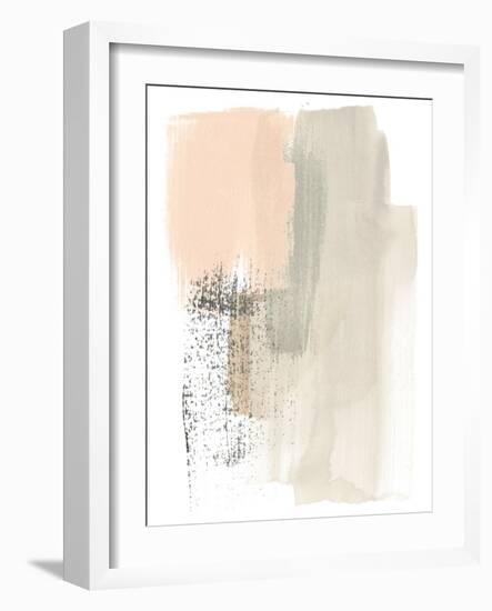 Blush Abstract I-June Erica Vess-Framed Art Print