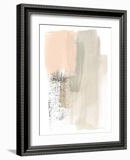 Blush Abstract I-June Erica Vess-Framed Art Print