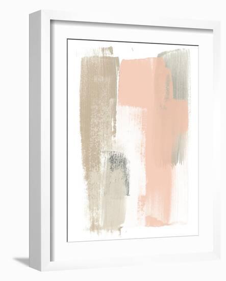 Blush Abstract VI-June Erica Vess-Framed Art Print