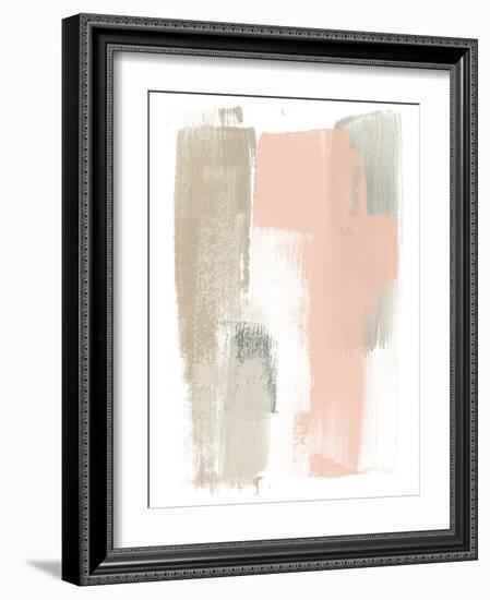 Blush Abstract VI-June Erica Vess-Framed Art Print