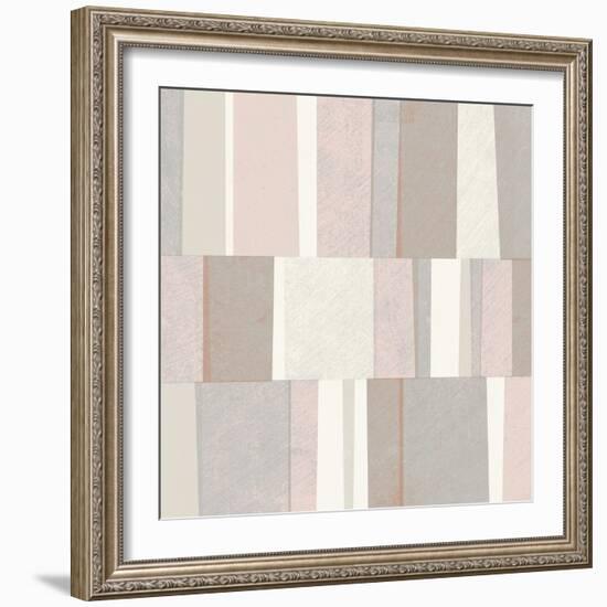 Blush Abstract-Michael Mullan-Framed Art Print