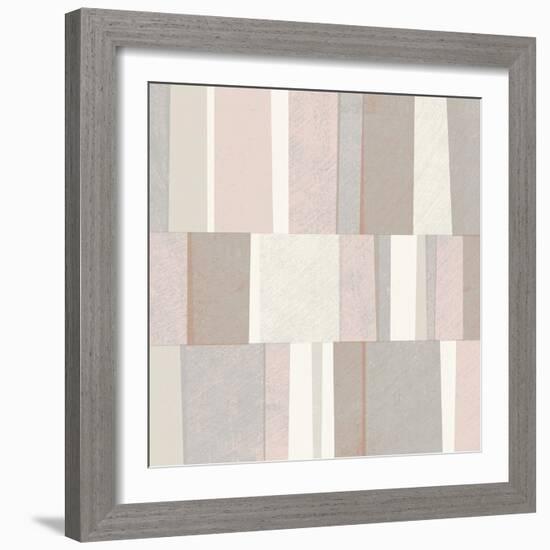 Blush Abstract-Michael Mullan-Framed Art Print