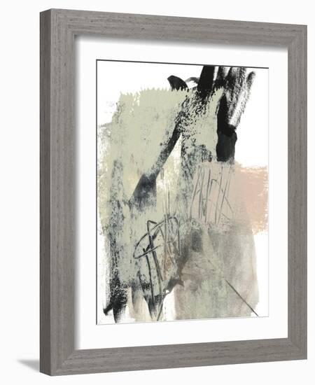 Blush & Black II-Jennifer Goldberger-Framed Art Print