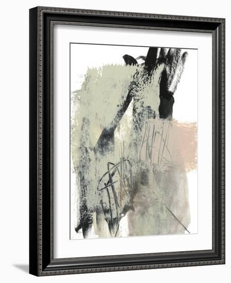 Blush & Black II-Jennifer Goldberger-Framed Art Print