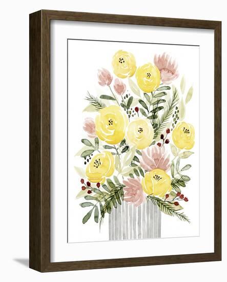 Blush Bouquet I-Grace Popp-Framed Art Print