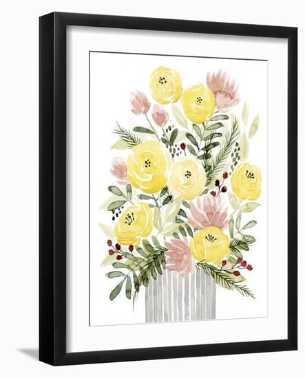 Blush Bouquet I-Grace Popp-Framed Art Print