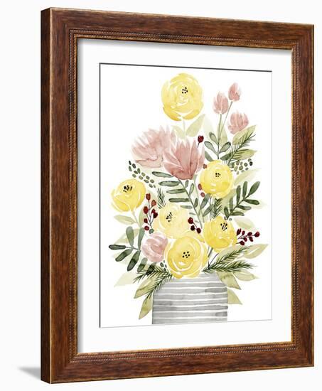 Blush Bouquet II-Grace Popp-Framed Art Print