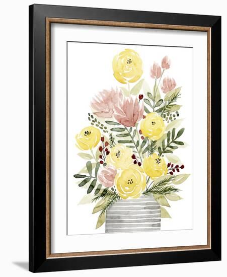 Blush Bouquet II-Grace Popp-Framed Art Print