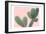 Blush Cactus 1 v2-Kimberly Allen-Framed Art Print