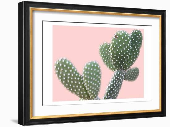 Blush Cactus 1 v2-Kimberly Allen-Framed Premium Giclee Print