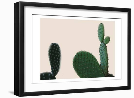 Blush Cactus 2-Kimberly Allen-Framed Art Print