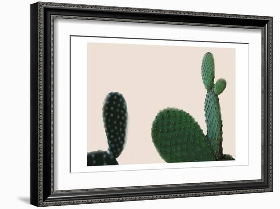 Blush Cactus 2-Kimberly Allen-Framed Art Print