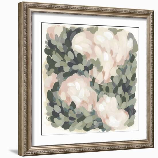 Blush & Celadon II-null-Framed Art Print