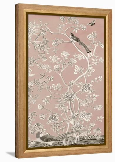 Blush Chinoiserie I-Naomi McCavitt-Framed Stretched Canvas