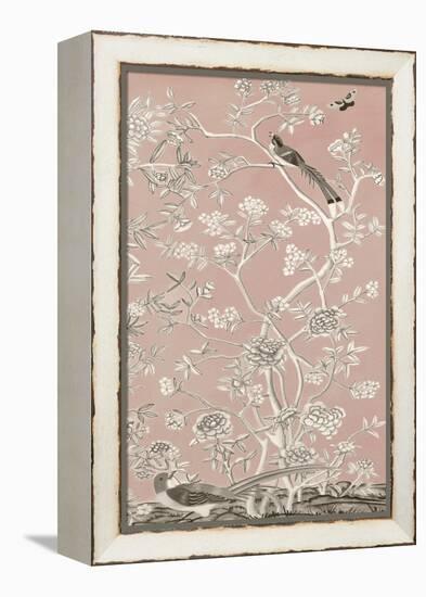 Blush Chinoiserie I-Naomi McCavitt-Framed Stretched Canvas