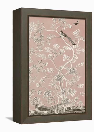 Blush Chinoiserie I-Naomi McCavitt-Framed Stretched Canvas