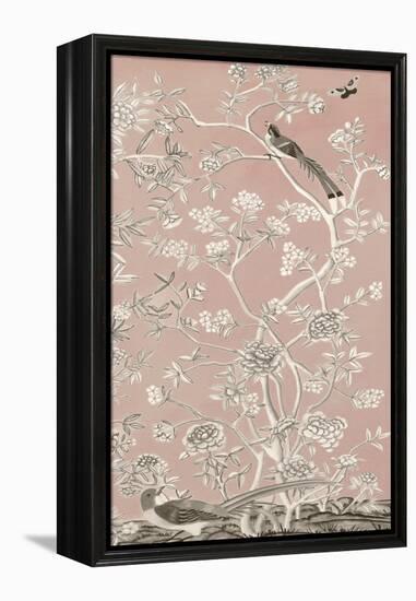 Blush Chinoiserie I-Naomi McCavitt-Framed Stretched Canvas