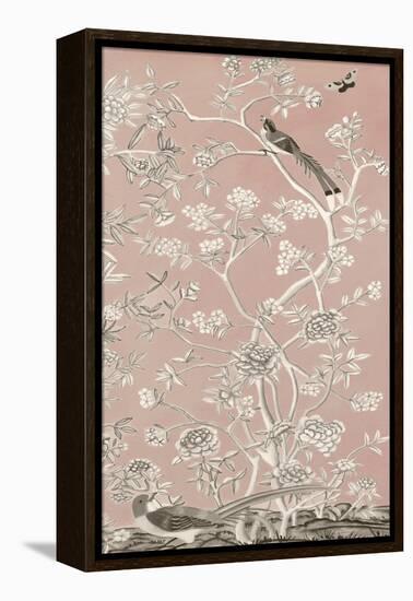 Blush Chinoiserie I-Naomi McCavitt-Framed Stretched Canvas