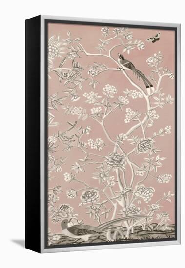 Blush Chinoiserie I-Naomi McCavitt-Framed Stretched Canvas