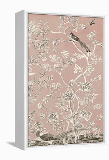 Blush Chinoiserie I-Naomi McCavitt-Framed Stretched Canvas