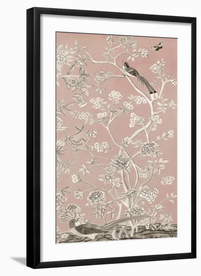 Blush Chinoiserie I-Naomi McCavitt-Framed Premium Giclee Print