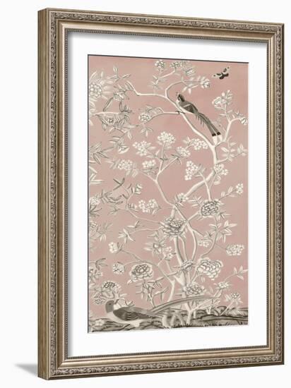 Blush Chinoiserie I-Naomi McCavitt-Framed Art Print