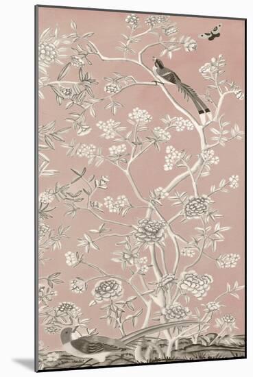 Blush Chinoiserie I-Naomi McCavitt-Mounted Art Print