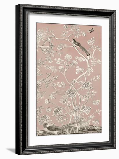 Blush Chinoiserie I-Naomi McCavitt-Framed Premium Giclee Print