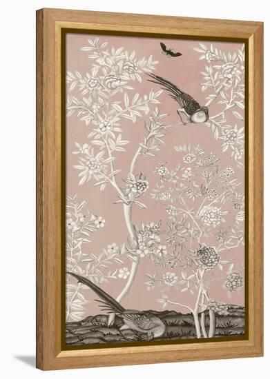 Blush Chinoiserie II-Naomi McCavitt-Framed Stretched Canvas